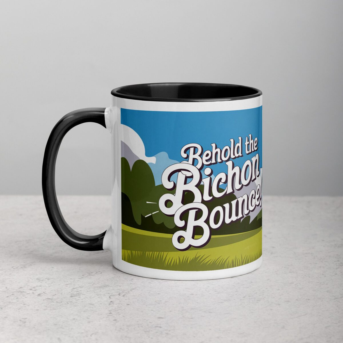 Behold the Bichon Bounce! Coffee Mug - Image 2
