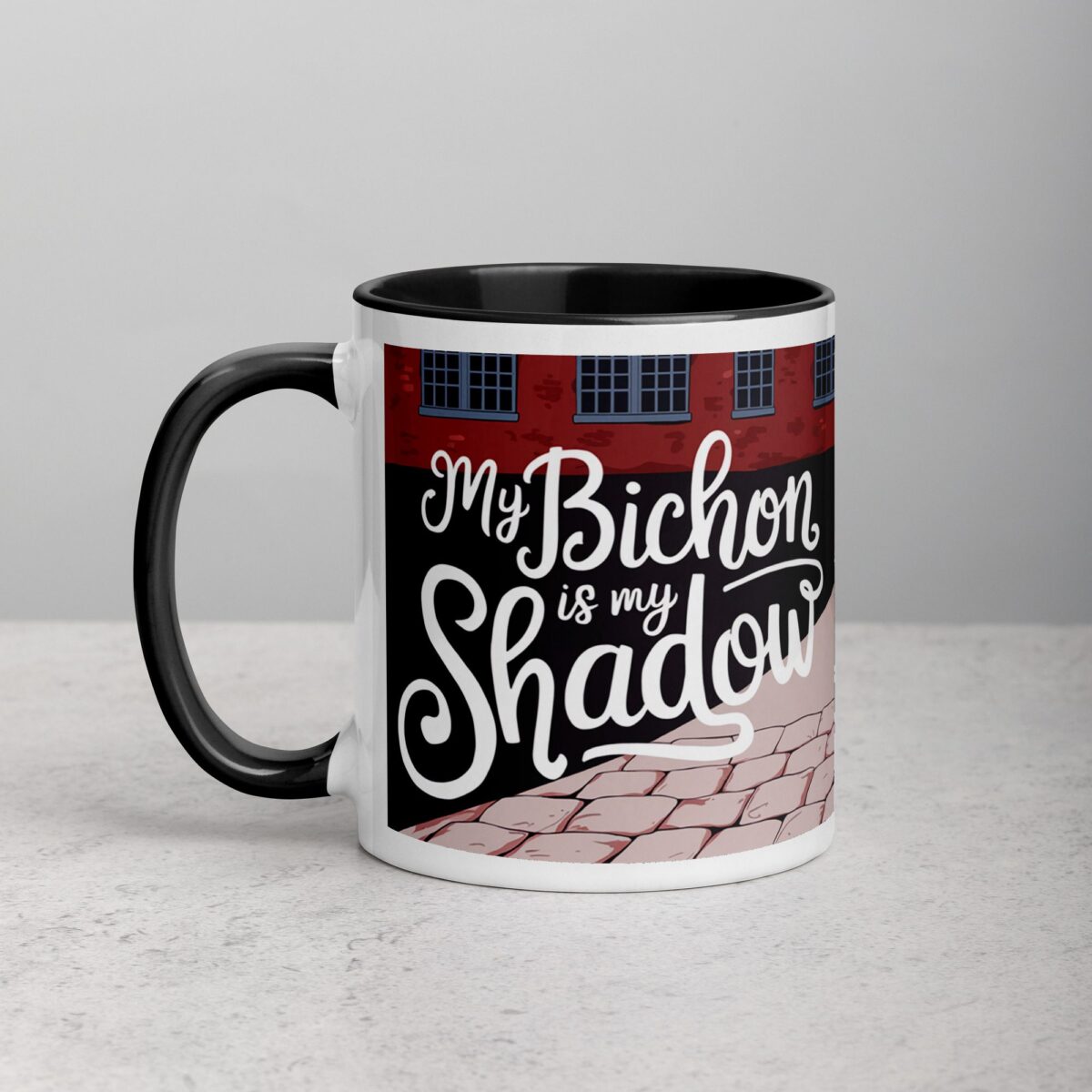 My Bichon Is My Shadow Coffee Mug - Image 2