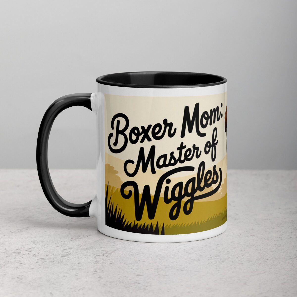 Boxer Mom: Master of Wiggles Coffee Mug - Image 2