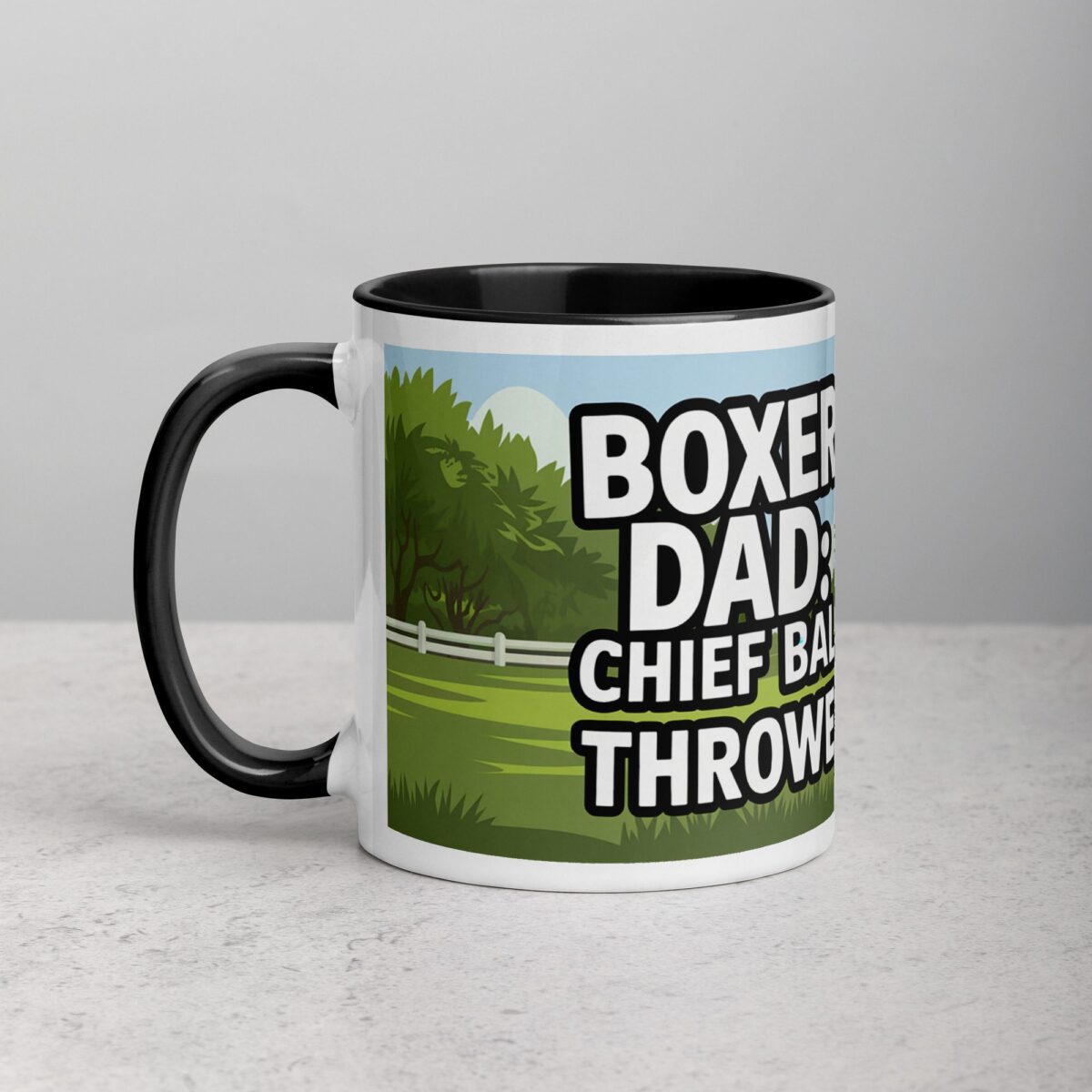 Boxer Dad: Chief Ball Thrower Coffee Mug - Image 2