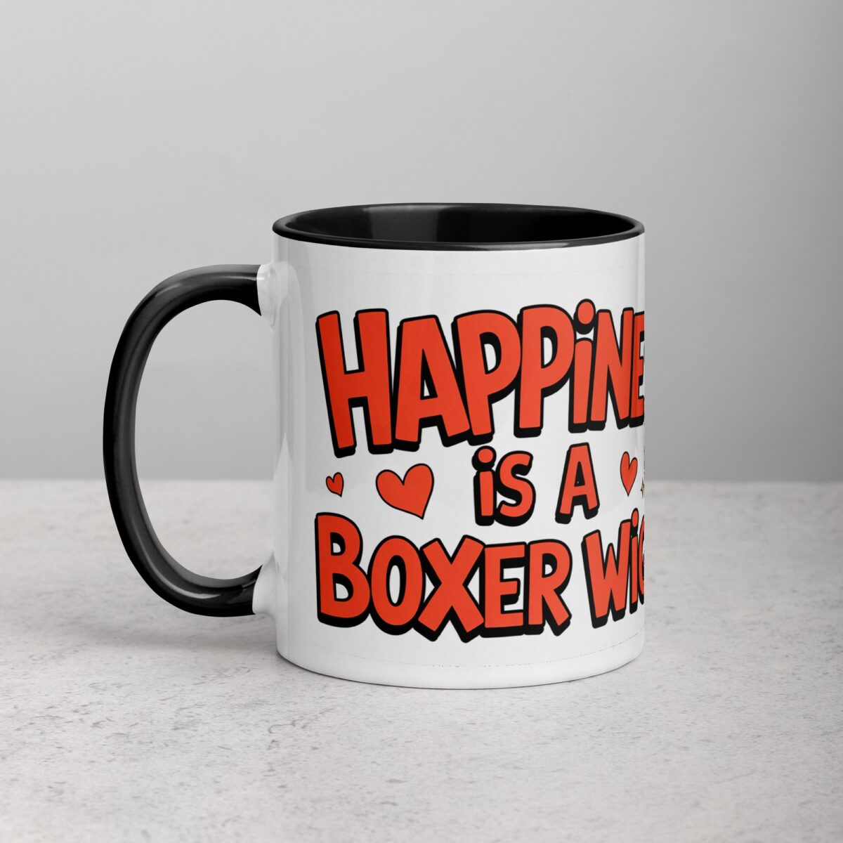 Happiness Is a Boxer Wiggle Coffee Mug - Image 2