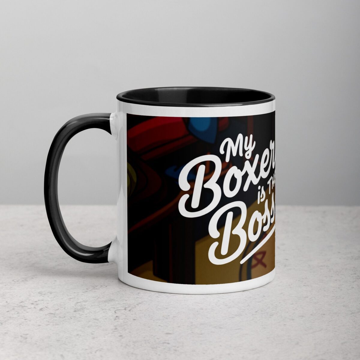 My Boxer Is the Boss Coffee Mug - Image 2