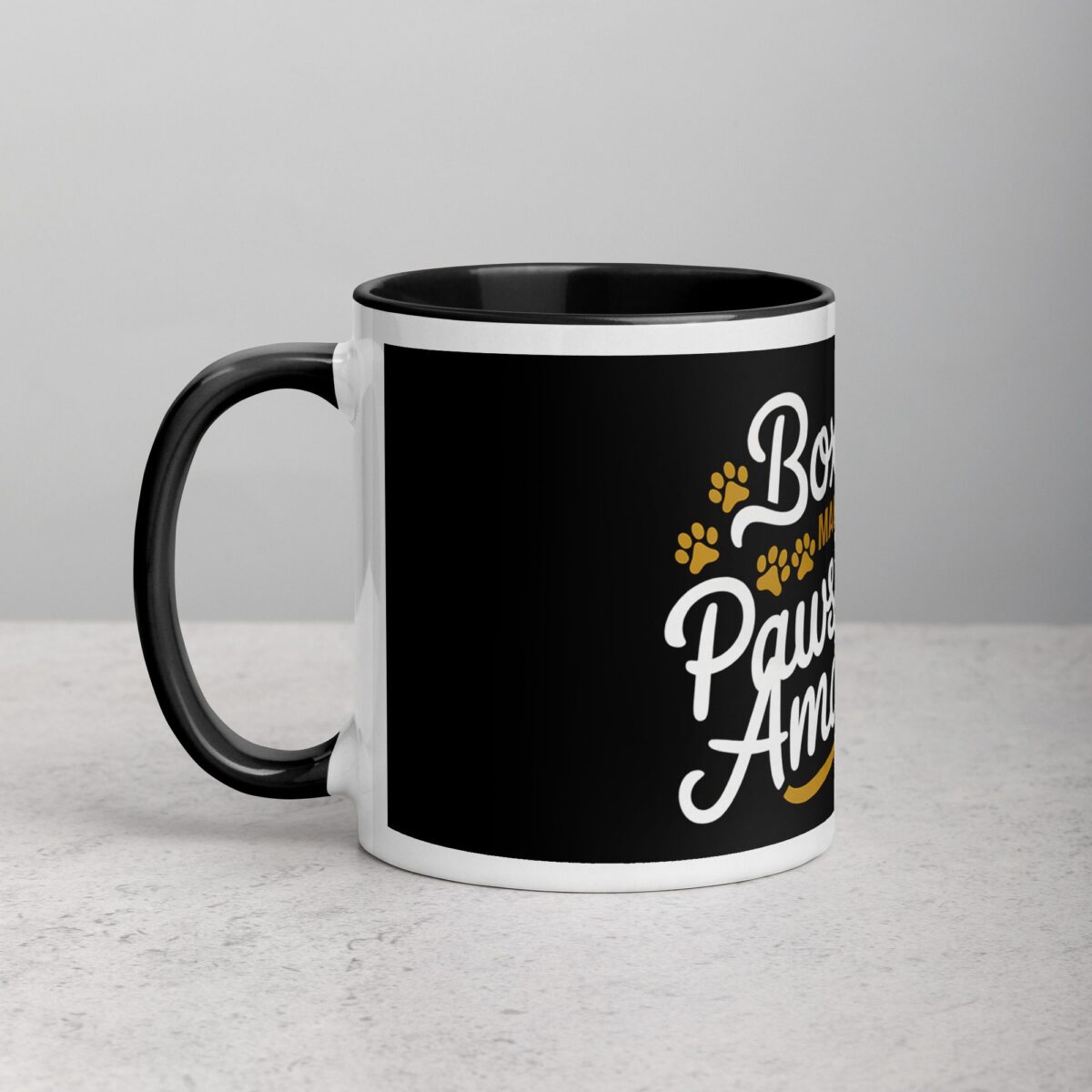 Boxers Make Life Pawsitively Amazing Coffee Mug - Image 3