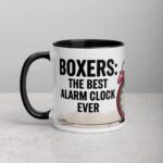 Boxers: The Best Alarm Clock Ever Coffee Mug - Image 2