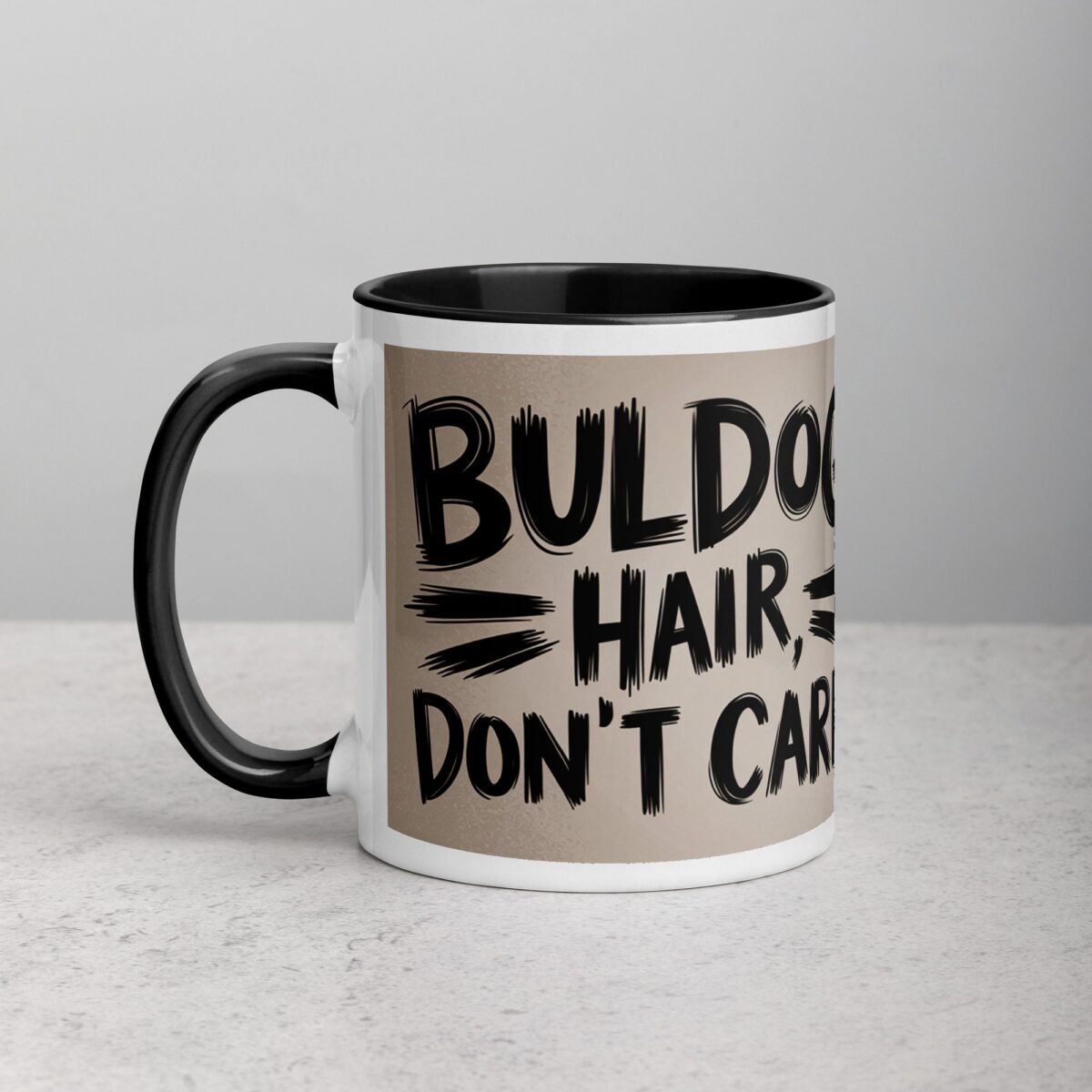 Bulldog Hair, Don’t Care Coffee Mug - Image 2