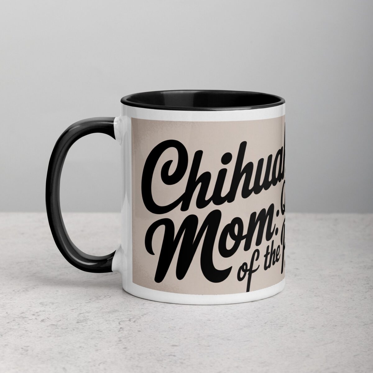 Chihuahua Mom: Queen of the Pack Coffee Mug - Image 2