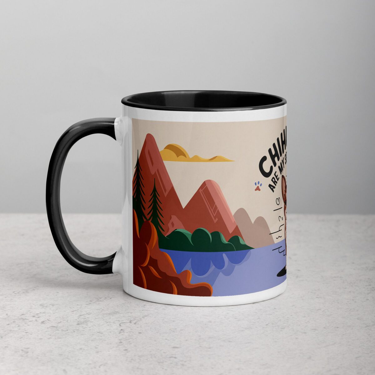 Chihuahuas Are My Spirit Animal Coffee Mug - Image 2