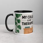 My Collie Is My Therapist Coffee Mug - Image 2