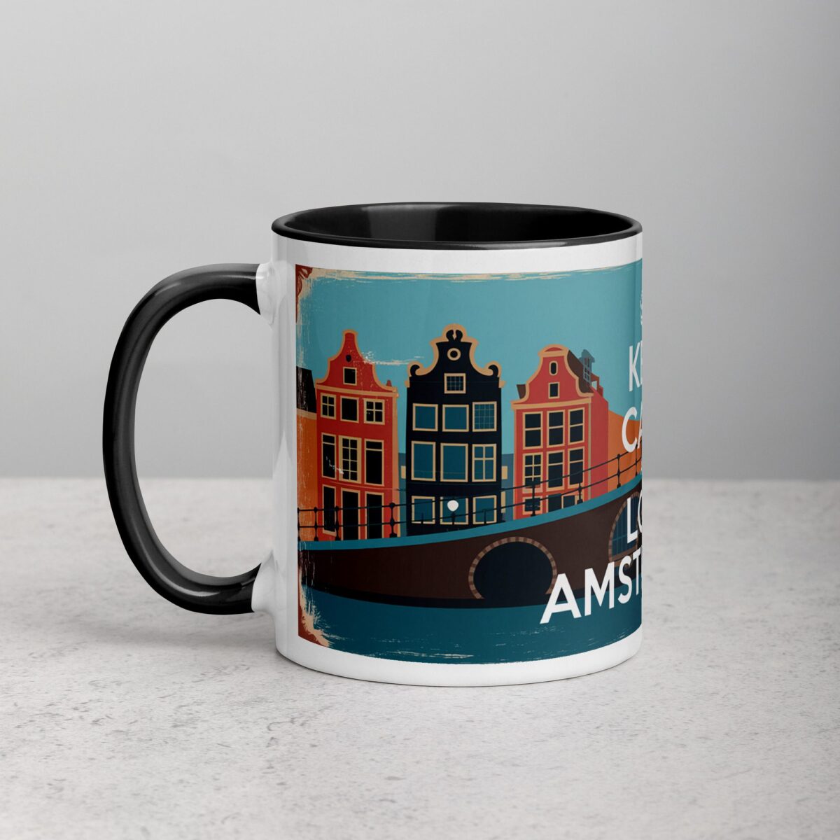 Keep Calm and Love Amsterdam Coffee Mug - Image 2