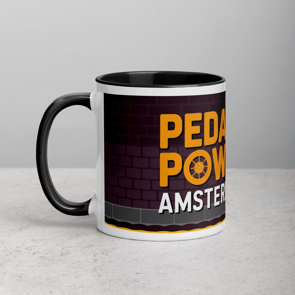 Pedal Power: Amsterdam Style Coffee Mug - Image 2