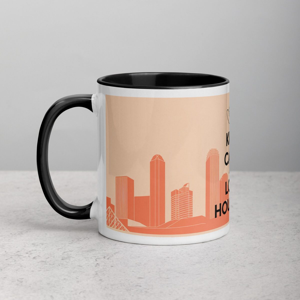 Keep Calm and Love Houston Coffee Mug & Tea Cup - Image 2
