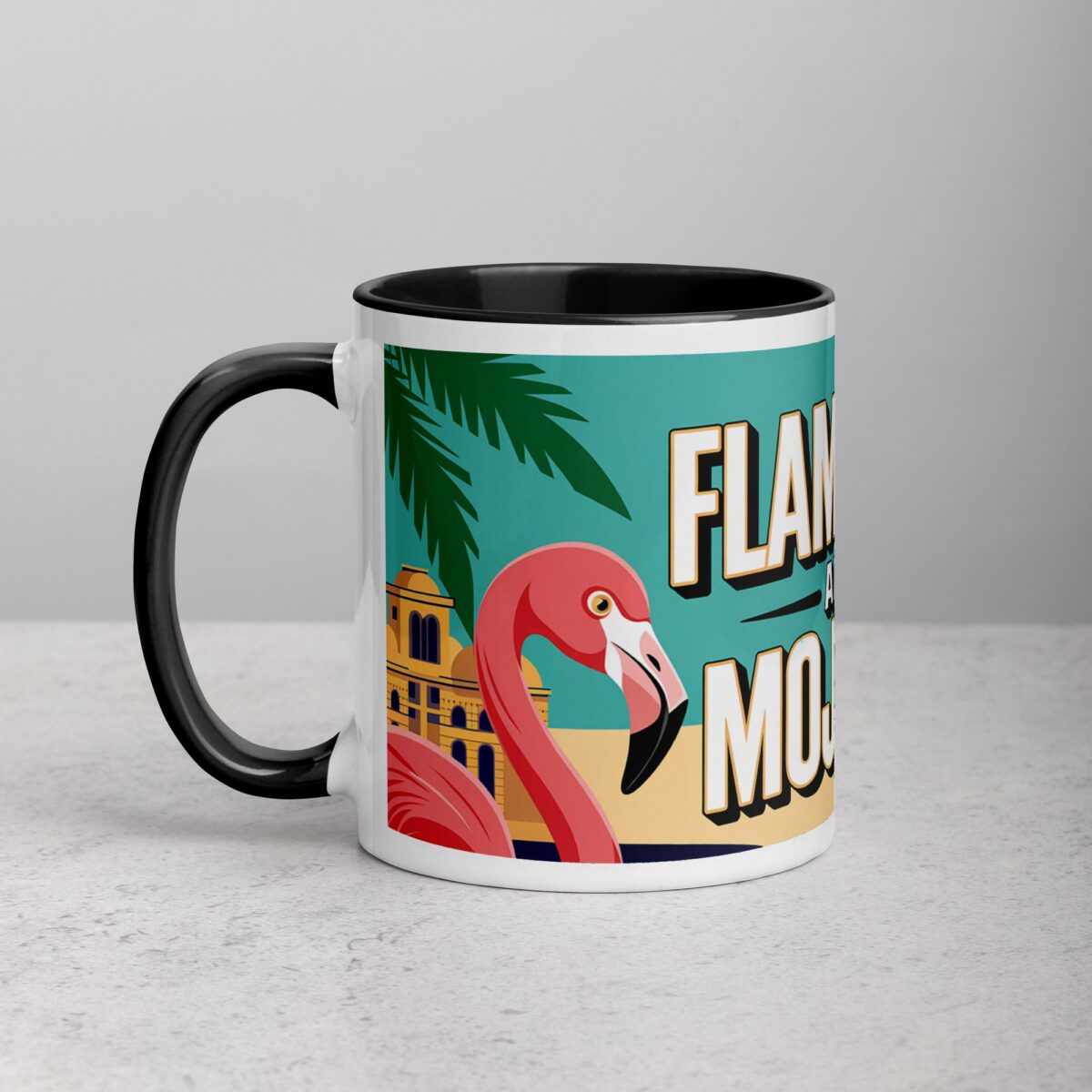 Flamingos and Mojitos Coffee Mug - Image 2