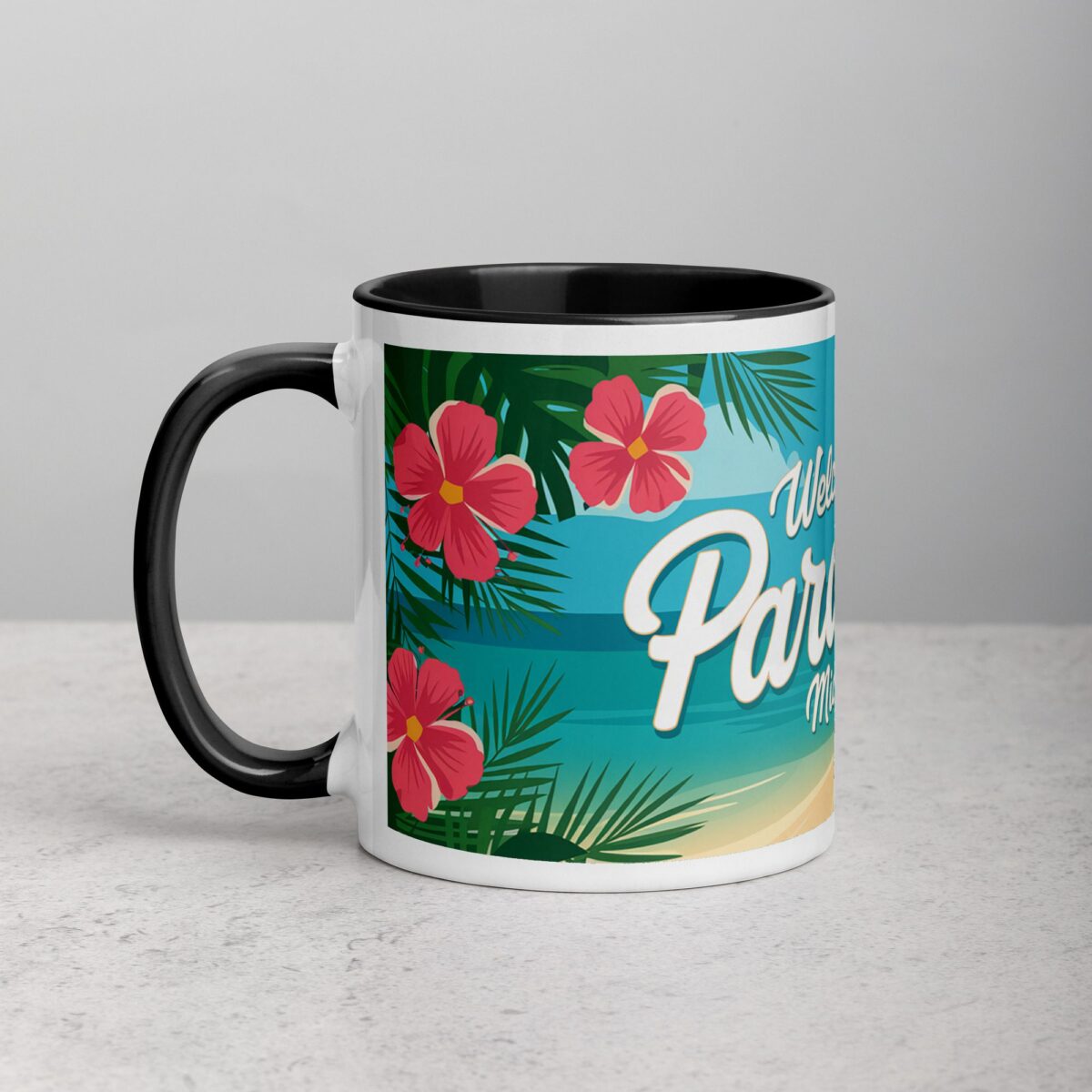Welcome to Paradise: Miami Edition Coffee Mug - Image 2