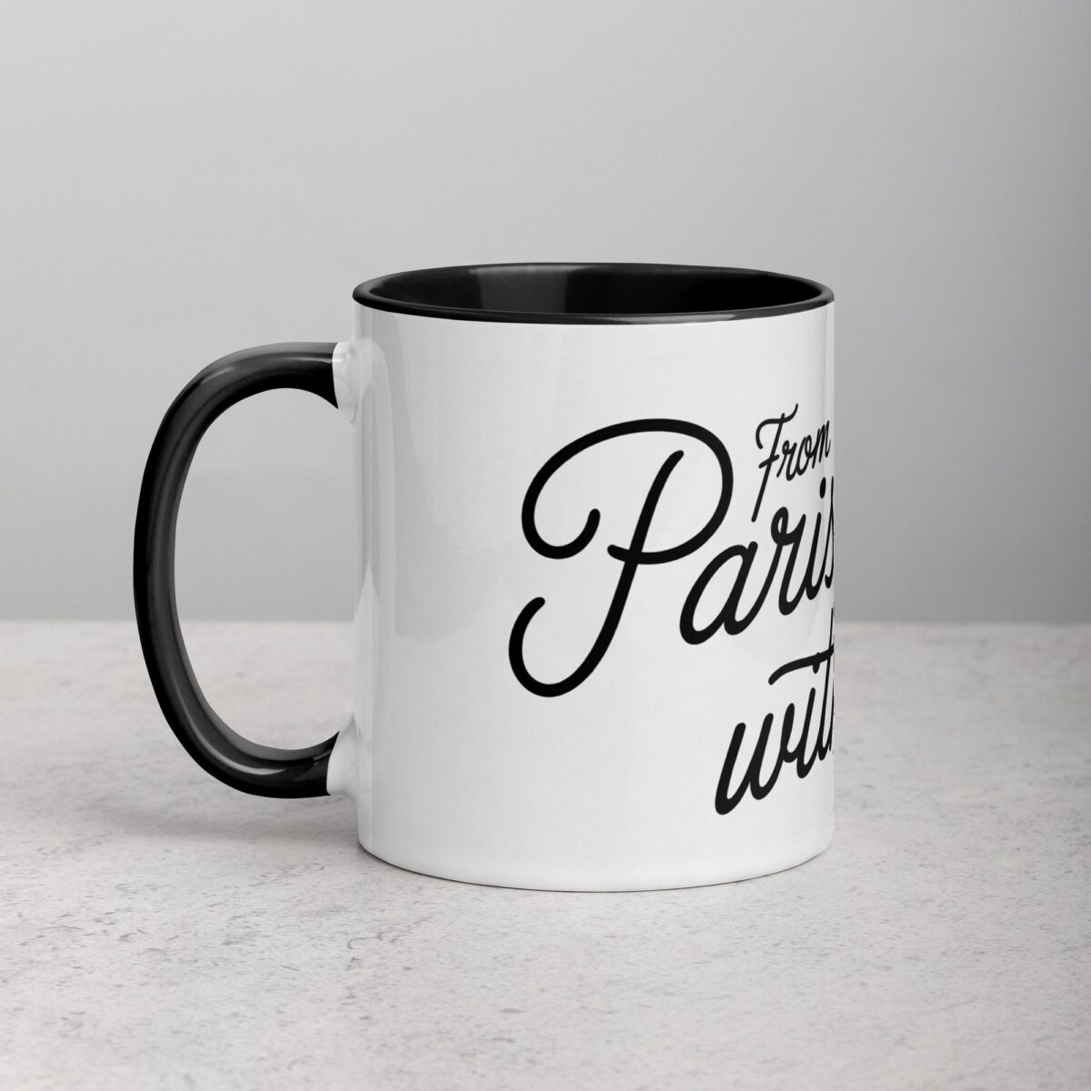 From Paris with Love Coffee Mug & Tea Cup - Image 2