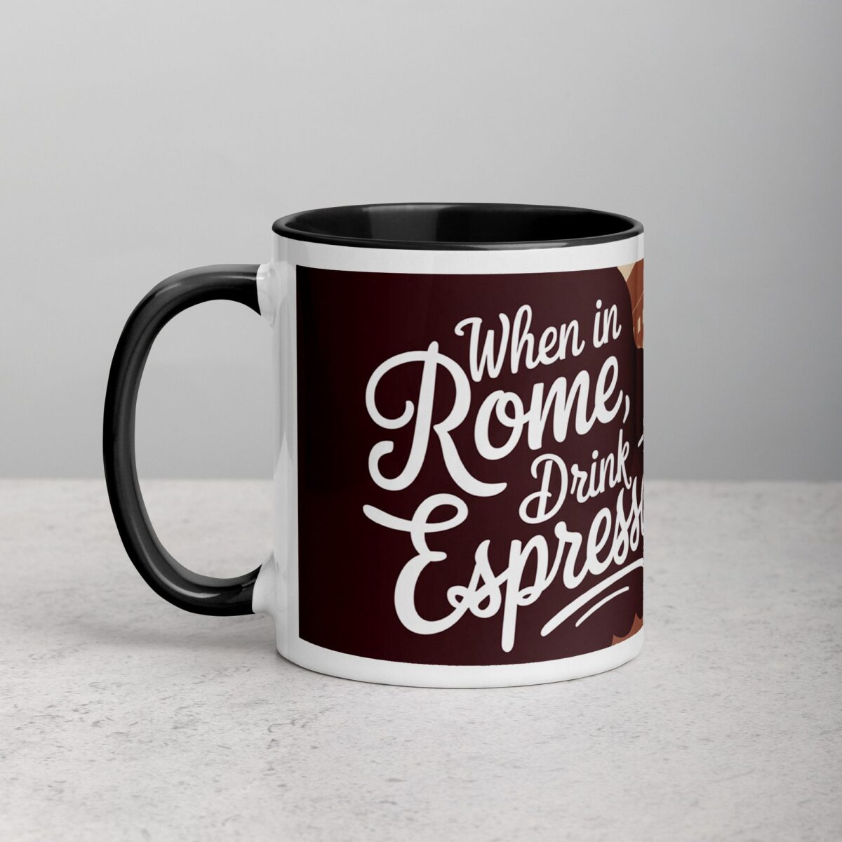 When in Rome, Drink Espresso Coffee Mug - Image 2