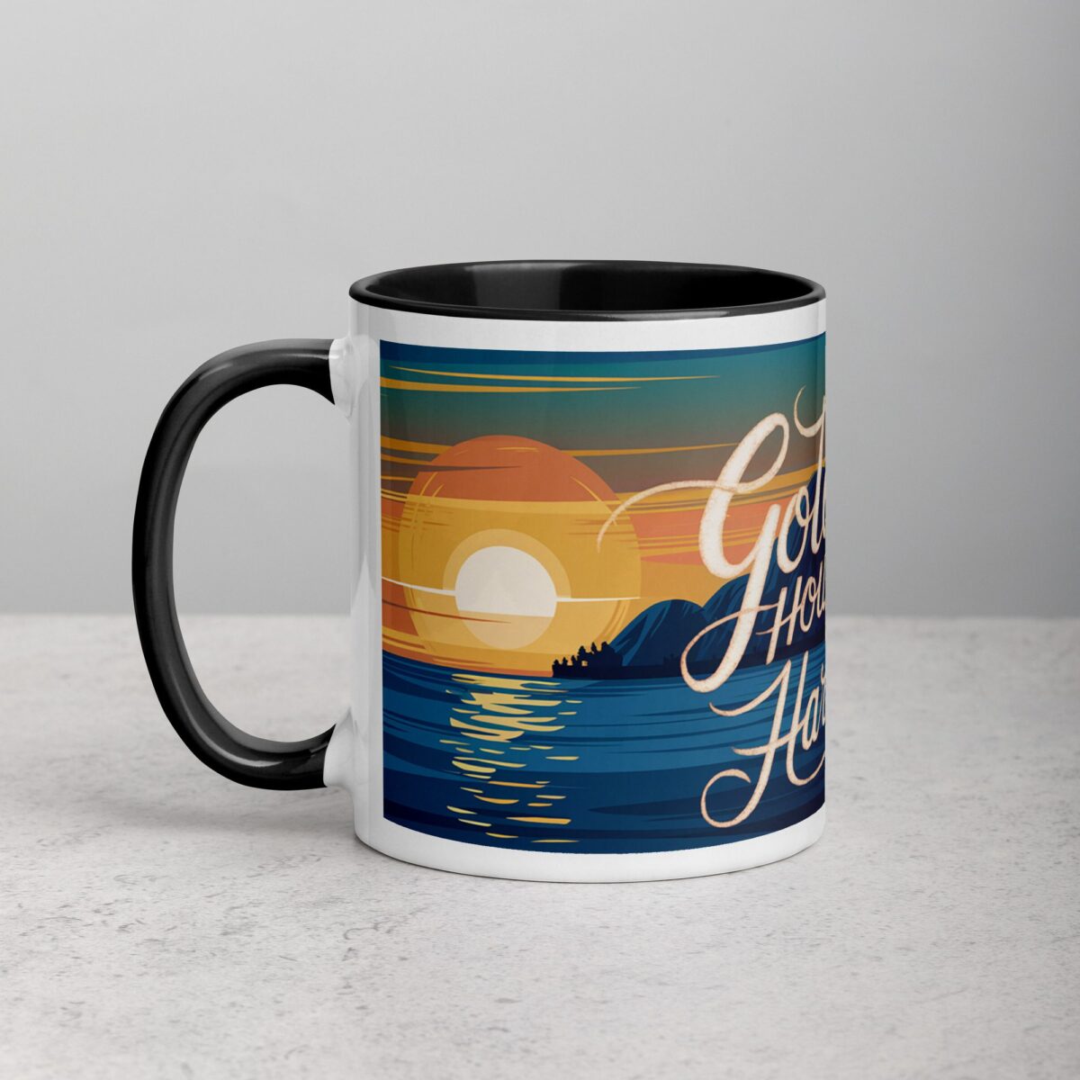 Golden Hours in the Harbour City Coffee Mug - Image 2