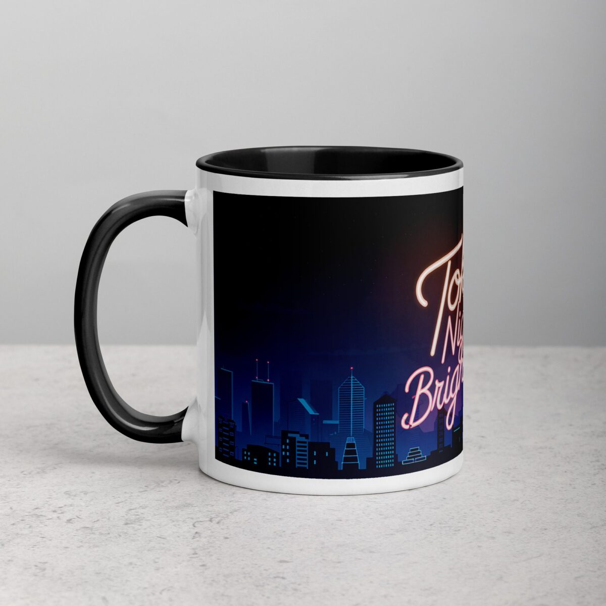 Tokyo Nights, Bright Lights Coffee Mug - Image 2
