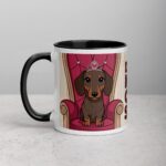 Dachshund Mom: Queen of Snuggles Coffee Mug