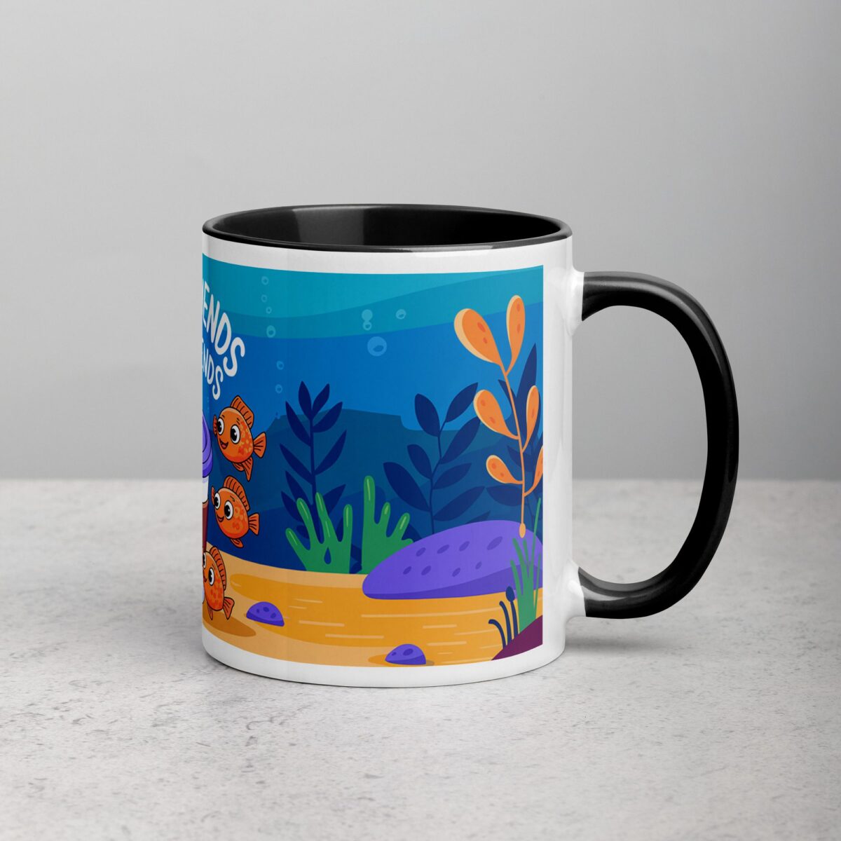 Fishy Friends and Coffee Ends Mug - Image 3