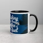 Fishing is My Therapy, Coffee is My Fuel Mug - Image 3