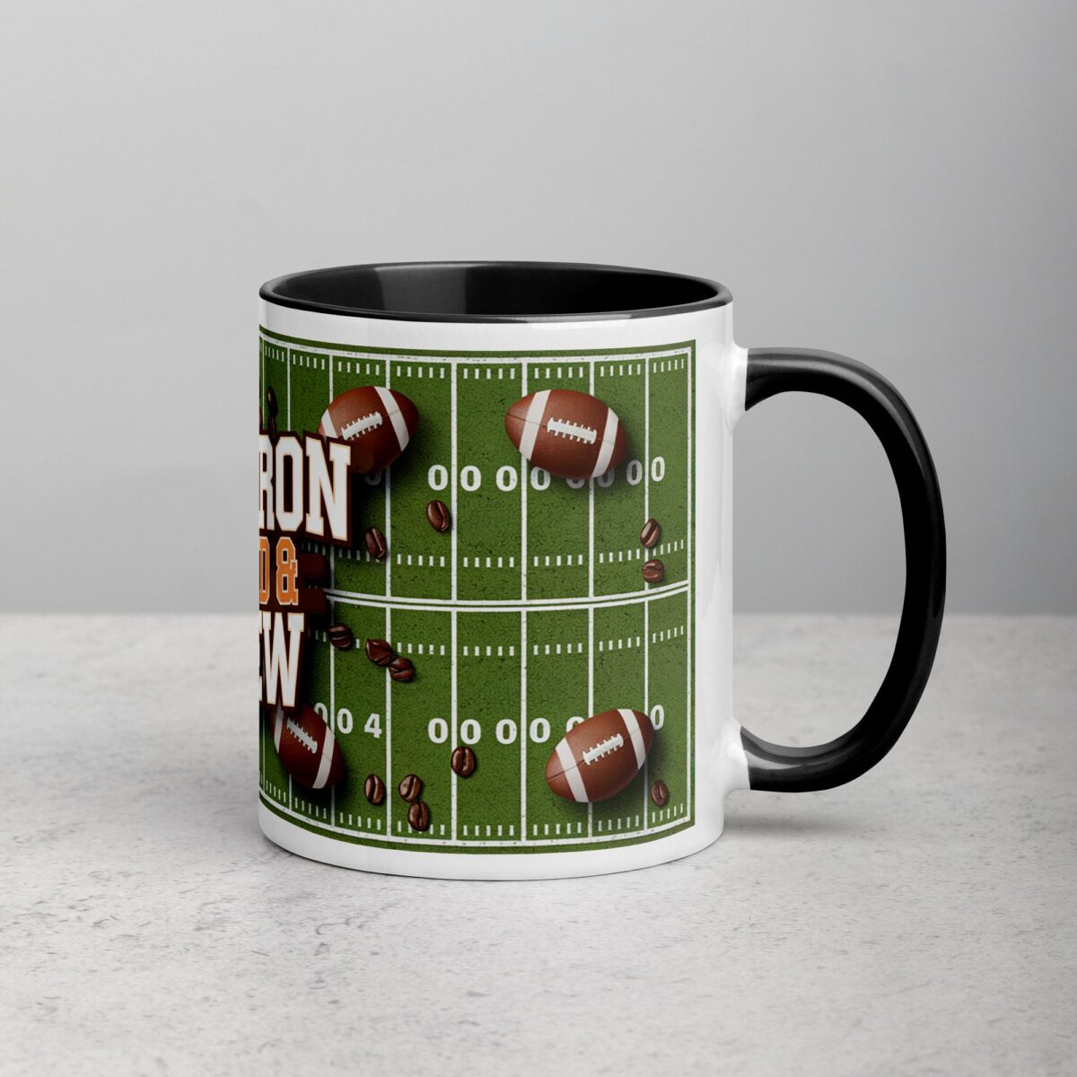 Gridiron Grind & Brew Football Mug - Image 3