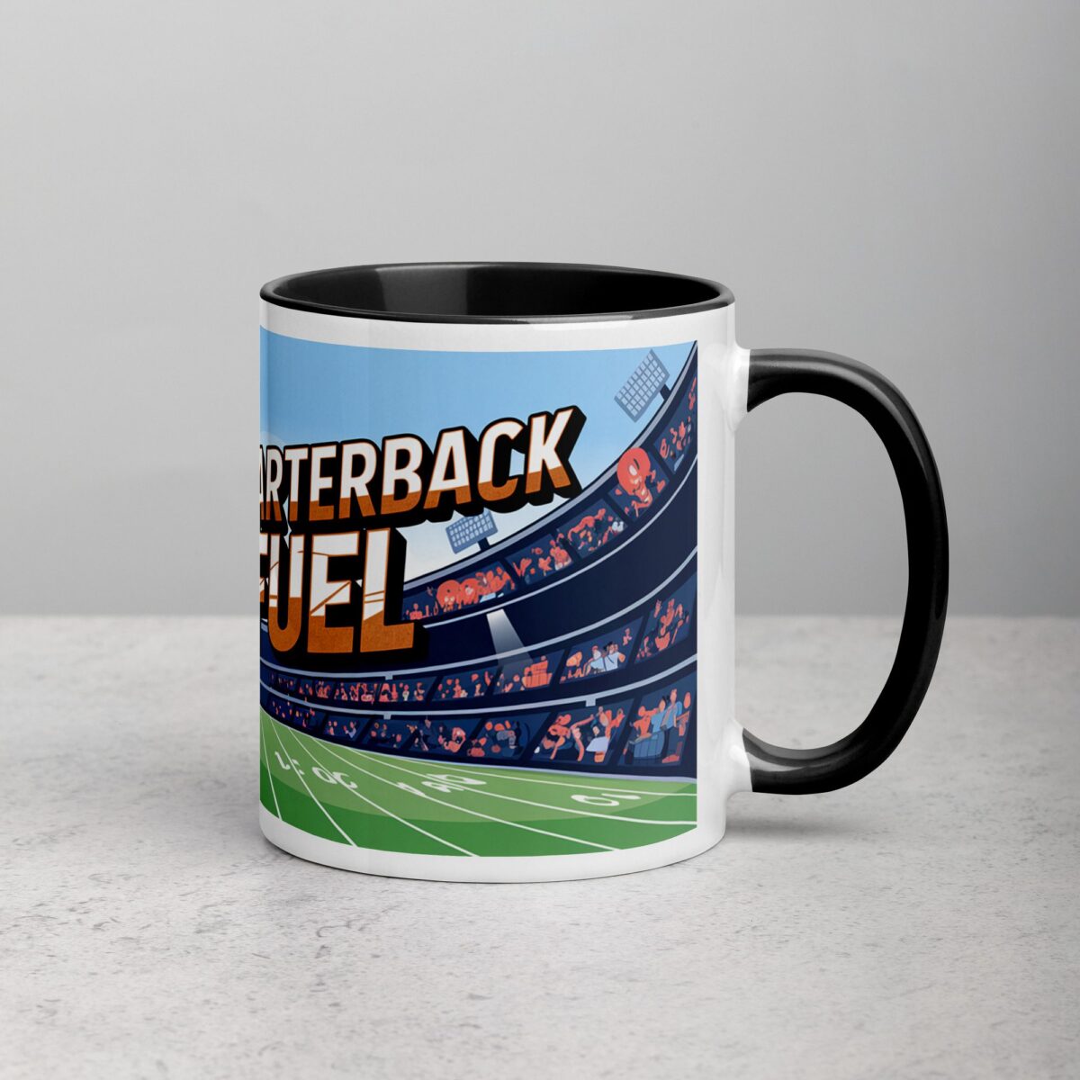 Quarterback Fuel Football Coffee Mug - Image 3