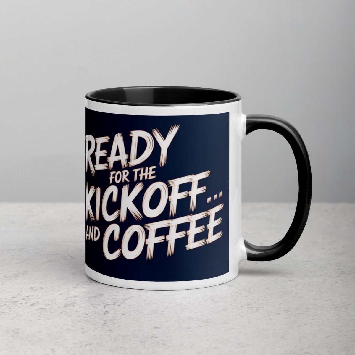 Ready for the Kickoff… and Coffee Football Mug - Image 3