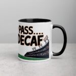 Ready to Pass… on Decaf Football Coffee Mug - Image 3
