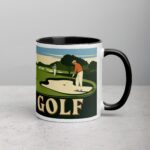 I Love Golf Retro Coffee Mug & Tea Cup - Image 3