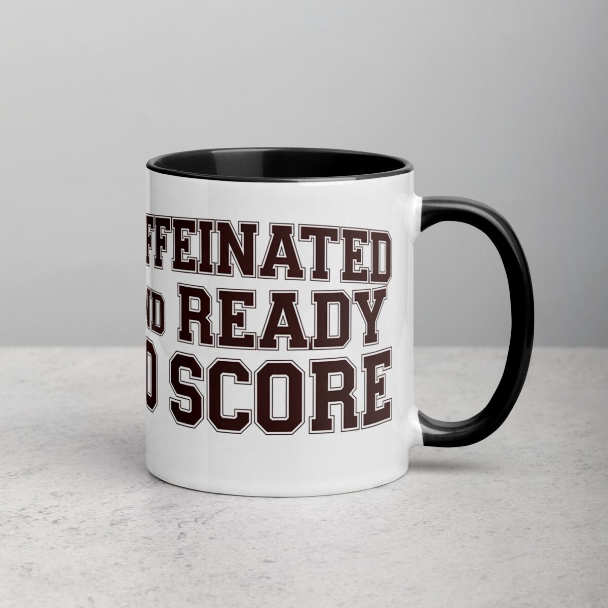 Caffeinated and Ready to Score Hockey Mug - Image 3