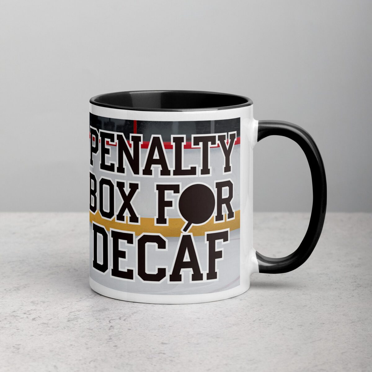 Penalty Box for Decaf Hockey Coffee Mug - Image 3