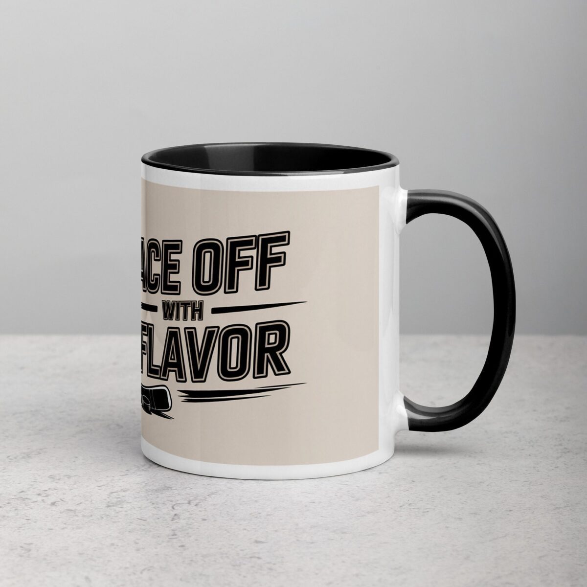 Face Off with Flavor Hockey Coffee Mug - Image 3