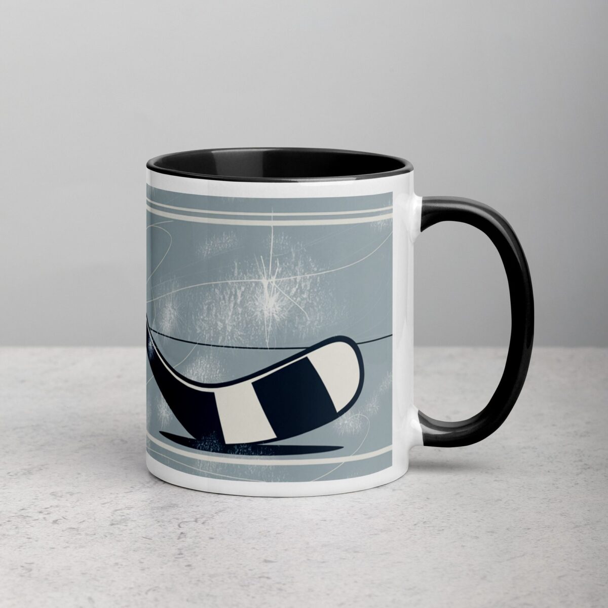 I Love Hockey Elegant Hockey Coffee Cup - Image 3