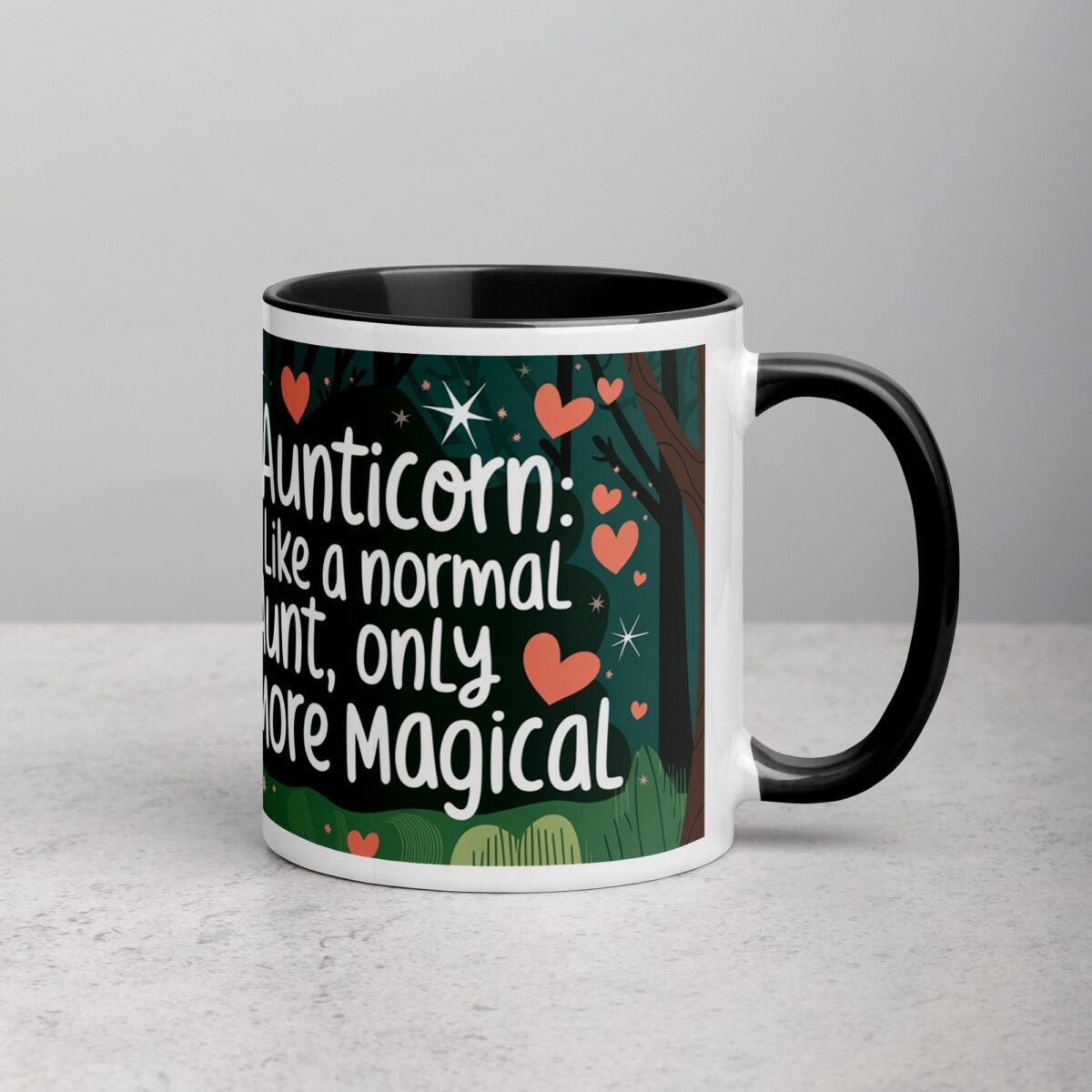 Aunticorn: Like a Normal Aunt, Only More Magical Mug - Image 3