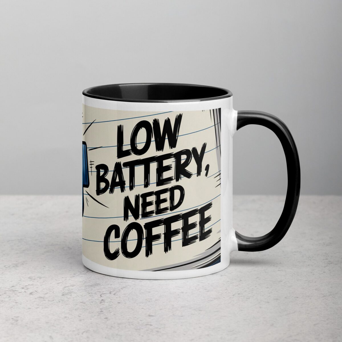 Low Battery, Need Coffee Gamer Mug - Image 3