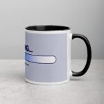 Loading… Please Wait Gamer Coffee Mug - Image 3