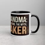 Grandma: The Legend, The Myth, The Baker Coffee Mug - Image 3