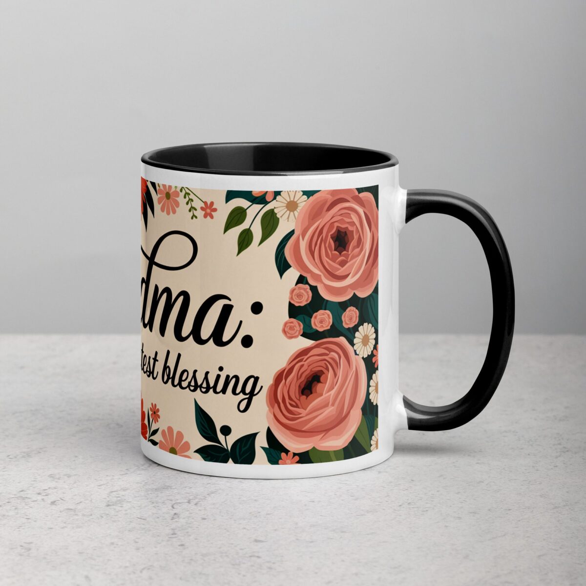 Grandma: Life’s Greatest Blessing Coffee Mug - Image 3