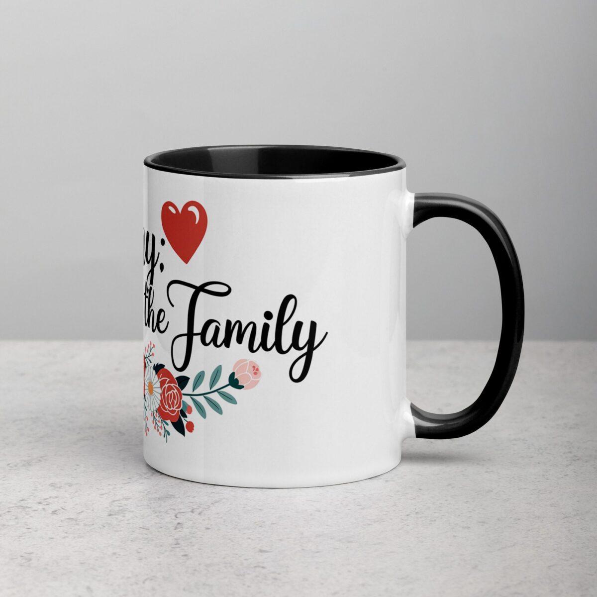 Nanny: The Heart of the Family Coffee Mug - Image 3