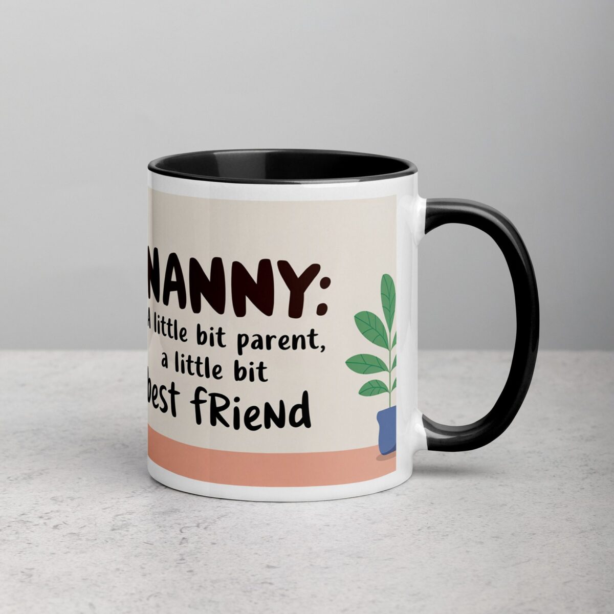Nanny: A Little Bit Parent, A Little Bit Best Friend Mug - Image 3