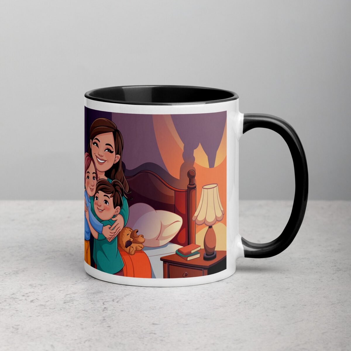 Official Nanny: Hugs, Smiles, and Bedtime Stories Mug - Image 3