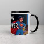 Teaching Is My Superpower Woman Coffee Mug & Tea Cup - Image 3