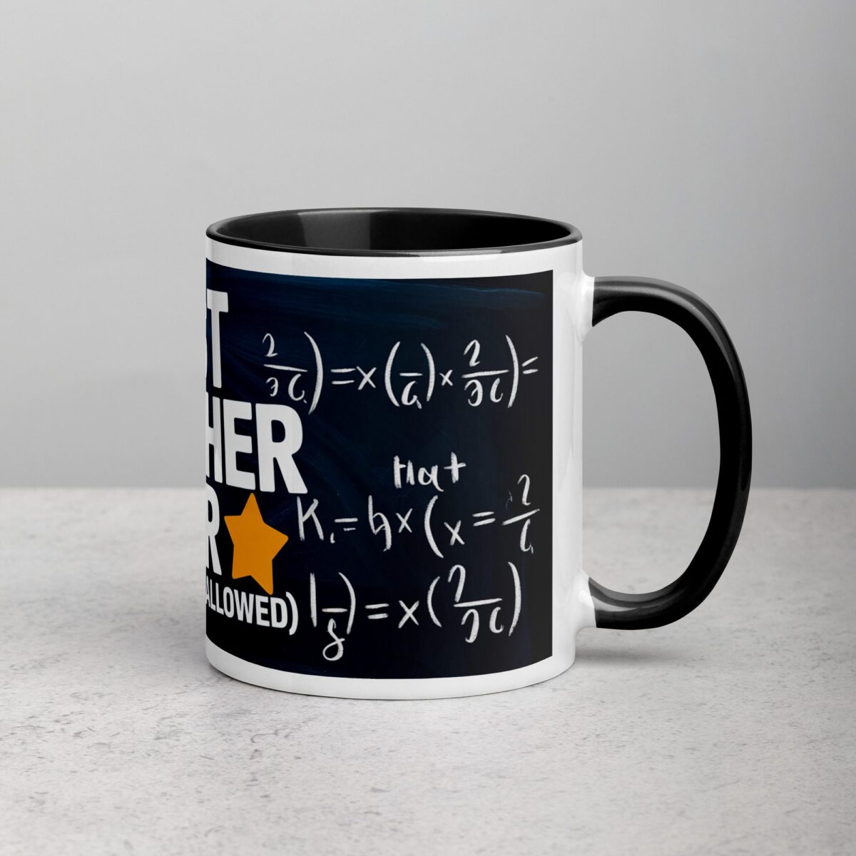 Best Teacher Ever (No Debates Allowed) Coffee Mug - Image 3