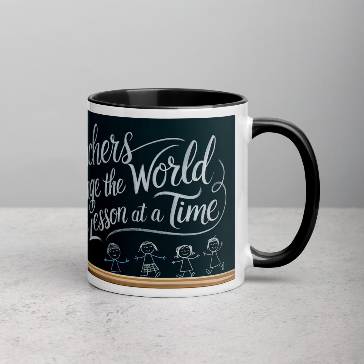 Teachers Change the World One Lesson at a Time Mug - Image 3