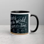 Teachers Change the World One Lesson at a Time Mug - Image 3