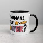 I Teach Tiny Humans, What’s Your Superpower? Coffee Mug - Image 3