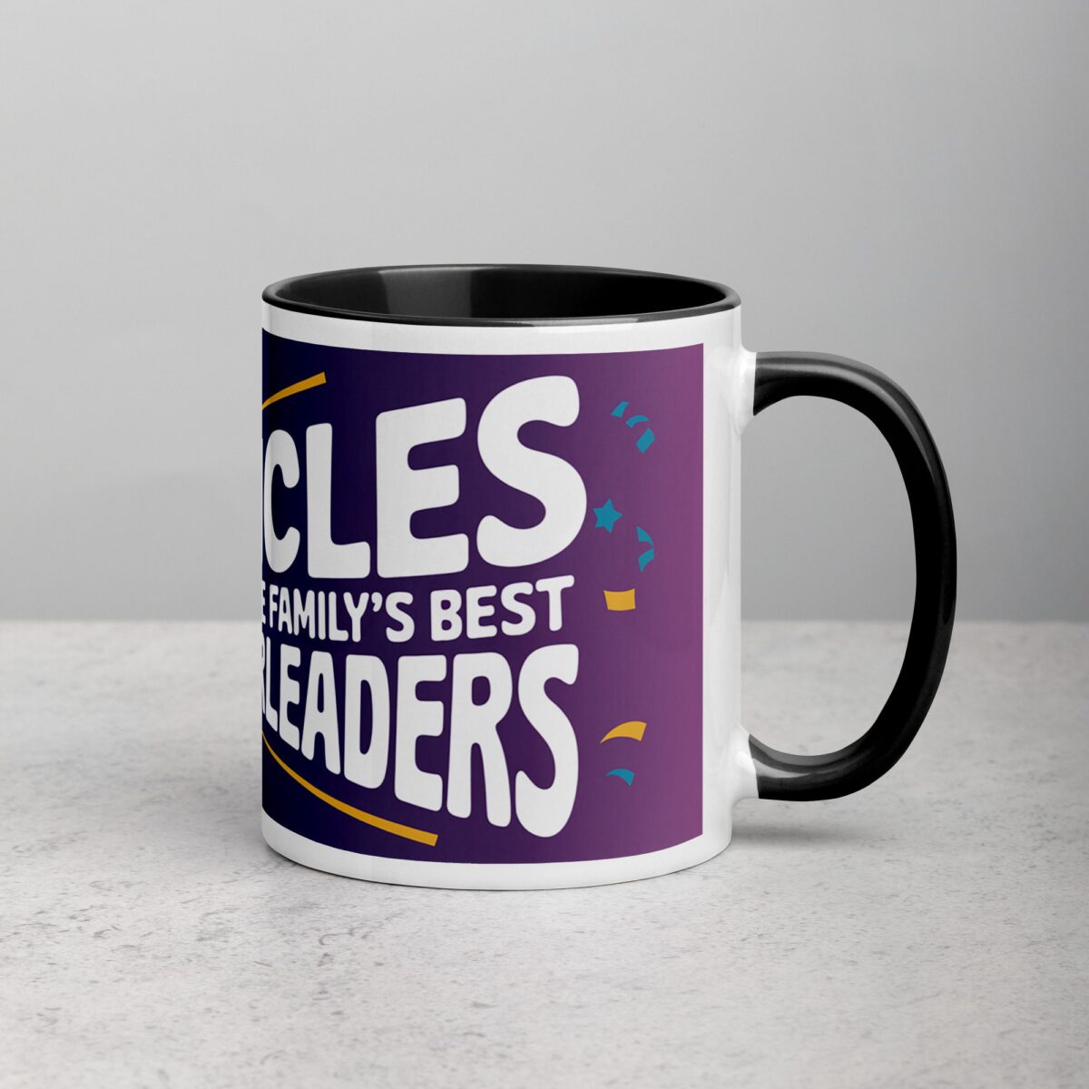 Uncles Are the Family’s Best Cheerleaders Coffee Mug - Image 3
