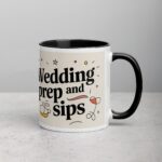 Wedding Prep and Sips Bridesmaid Mug - Image 3