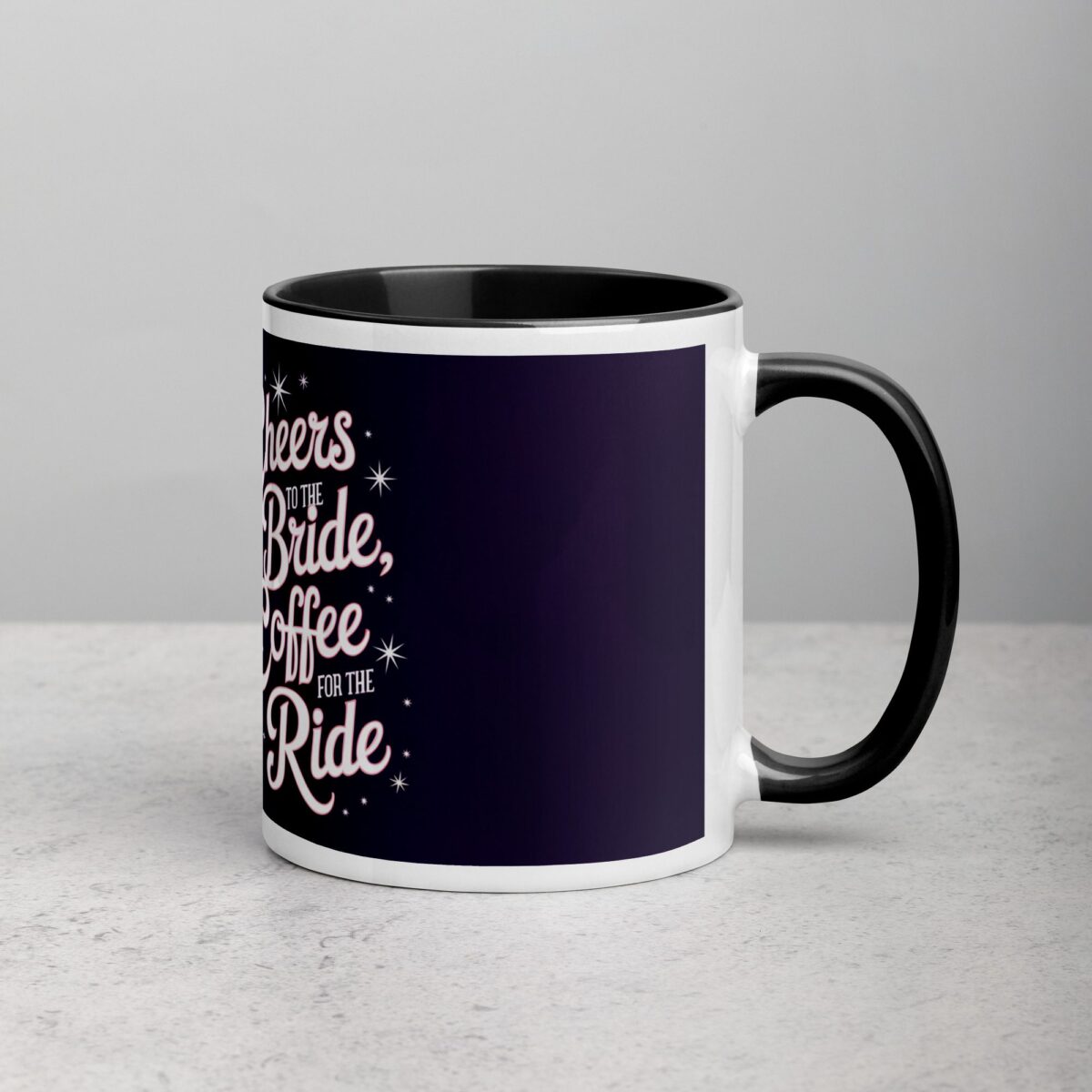 Cheers to the Bride, Coffee for the Ride Mug - Image 3