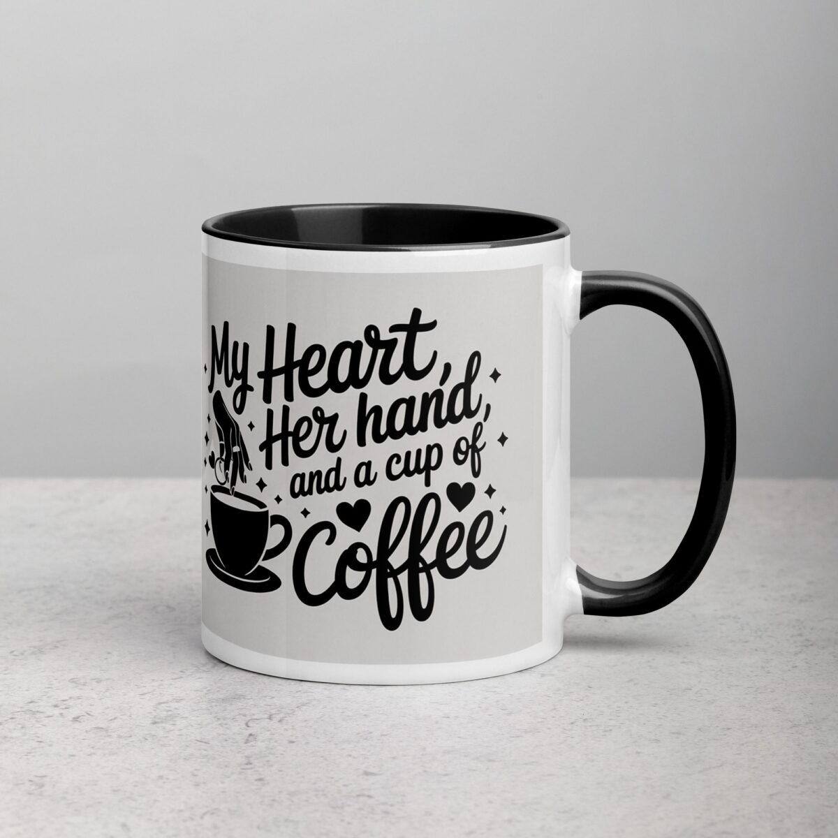 My Heart, Her Hand, and a Cup of Coffee Mug - Image 3